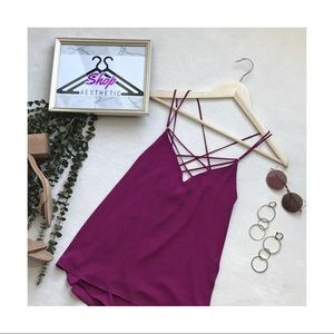 Express Strappy Crisscross Cami